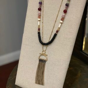 Genevieve Tassel Necklace - 3 in 1